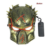 Halloween Mask LED Glow Scary Mask Wire Light Up Masks Festival Cosplay Costume