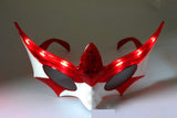 2018 New LED Blinking Flashing Feather Fiber Mask Women Girl Bar KTV Nightclub