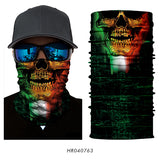 3D Ghost Seamless Neck Face Mask For Outdoor Motorcycle Bandana