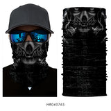 3D Ghost Seamless Neck Face Mask For Outdoor Motorcycle Bandana