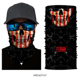 3D Ghost Seamless Neck Face Mask For Outdoor Motorcycle Bandana