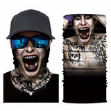 Outdoor Sports Skull Ghost Print Face Mask Riding Headband