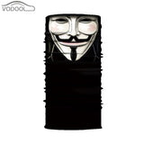 Outdoor Sports Skull Ghost Print Face Mask Riding Headband