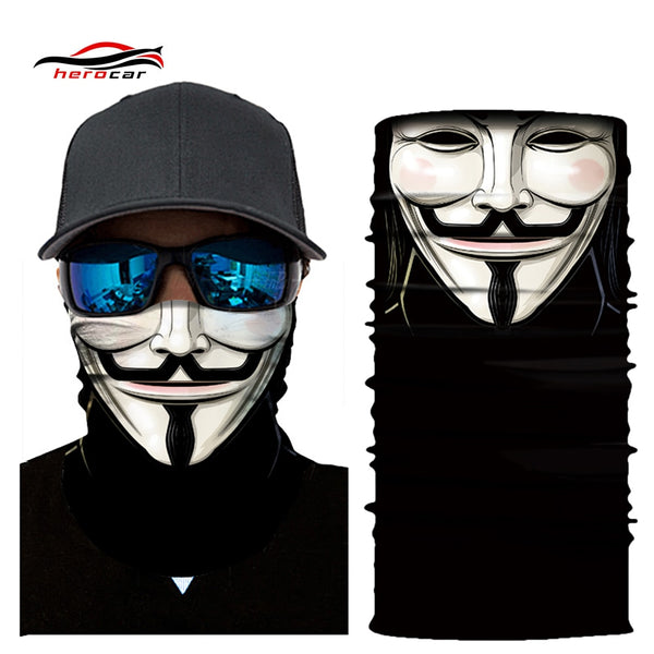 HEROBIKER Motorcycle Mask Unisex Balaclava Face Shield Skull