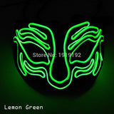 10 colors Select Party led Mask Funny fox Halloween Carnaval Club Bar DJ