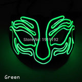 10 colors Select Party led Mask Funny fox Halloween Carnaval Club Bar DJ