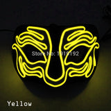 10 colors Select Party led Mask Funny fox Halloween Carnaval Club Bar DJ