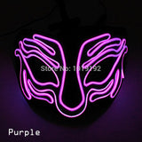 10 colors Select Party led Mask Funny fox Halloween Carnaval Club Bar DJ