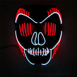 New EL Wire Mask Flashing Cosplay LED MASK Glowing Mask
