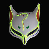 EL cold light radiance mask fox mask LED Halloween Carnival Night Fox
