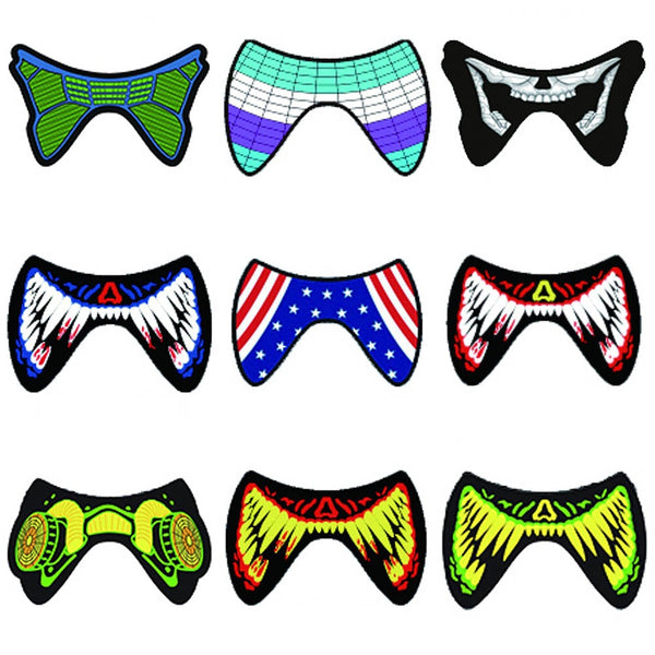 Halloween LED Cold Light Mask music voice-activated light