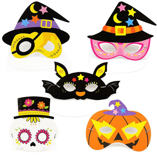 5 pcs/lot  Kids  Halloween Mask  Creative Cartoon Masquerade Children's