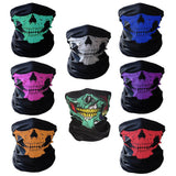 KAKUDER Cycling Motorcycle Bicycle Ski Skull Half Face Mask Ghost