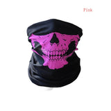 KAKUDER Cycling Motorcycle Bicycle Ski Skull Half Face Mask Ghost