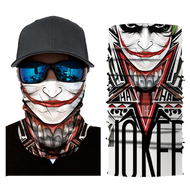 Motorcycle Mask Face Shield Unisex Biker Balaclava Skull Face Mask