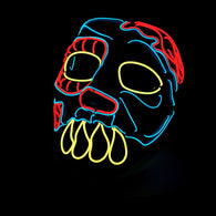 Halloween Mask LED Scary Demon Stitched Leuchten Masken Cosplay Festival