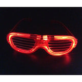 Novelty LED Blinds Glasses Luminous Lighting DJ Light Up Shades Party SunGlasses